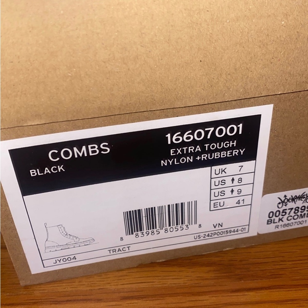 Black mens dr. Martins boots.